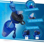 Applied Nutrition Water Bottle 1L (Blue) - Image 3