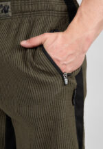 GORILLA WEAR Augustine Old School Shorts (Army Green) - Image 2