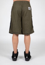 GORILLA WEAR Augustine Old School Shorts (Army Green) - Image 5