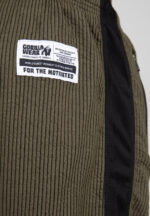 GORILLA WEAR Augustine Old School Shorts (Army Green) - Image 8