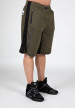 GORILLA WEAR Augustine Old School Shorts (Army Green) - Image 10