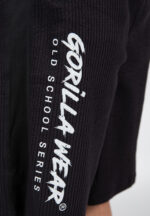 GORILLA WEAR Augustine Old School Shorts (Black) - Image 11