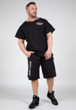 GORILLA WEAR Augustine Old School Shorts (Black) - Image 13