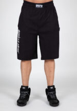 GORILLA WEAR Augustine Old School Shorts (Black) - Image 5