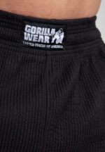 GORILLA WEAR Augustine Old School Shorts (Black) - Image 8