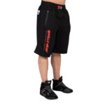 GORILLA WEAR Augustine Old School Shorts (Black/Red)