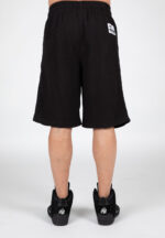 GORILLA WEAR Augustine Old School Shorts (Black/Red) - Image 10