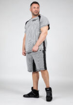 GORILLA WEAR Augustine Old School Shorts (Gray) - Image 3