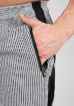 GORILLA WEAR Augustine Old School Shorts (Gray) - Image 4