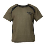 GORILLA WEAR Augustine Old School Workout Top (Army Green)