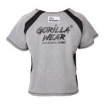 GORILLA WEAR Augustine Old School Workout Top (Gray) - Image 2
