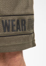 GORILLA WEAR Branson Shorts (Green Army/Black) - Image 3