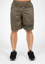 GORILLA WEAR Branson Shorts (Green Army/Black) - Image 8
