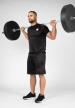 GORILLA WEAR Branson Shorts (Black/Red) - Image 8