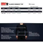 GORILLA WEAR Classic Workout Top (Navy) - Image 3