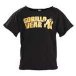 GORILLA WEAR Classic Workout Top (Black/Gold)