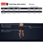 GORILLA WEAR Functional Mesh Shorts (Black/White) - Image 3