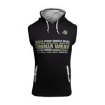 GORILLA WEAR Melbourne S/L Hooded T-Shirt (Black)