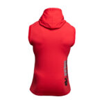 GORILLA WEAR Melbourne S/L Hooded T-Shirt (Red) - Image 2