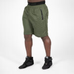GORILLA WEAR Mercury Mesh Shorts (Army Green) - Image 2