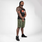 GORILLA WEAR Mercury Mesh Shorts (Army Green) - Image 7