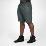 GORILLA WEAR Mercury Mesh Shorts (Gray/Black) - Image 2