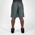 GORILLA WEAR Mercury Mesh Shorts (Gray/Black) - Image 3
