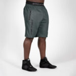 GORILLA WEAR Mercury Mesh Shorts (Gray/Black) - Image 5