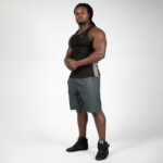 GORILLA WEAR Mercury Mesh Shorts (Gray/Black) - Image 9