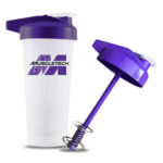 MuscleTech Shaker 800 mL (White/Purple)