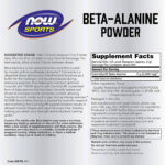 NOW SPORTS BETA-ALANINE POWDER 500g (Unflavored) - Image 3