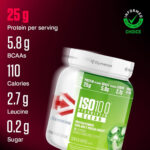 DYMATIZE ISO100® HYDROLYZED CLEAR 512 g (Green Apple) - Image 2