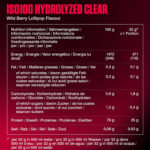 DYMATIZE ISO100® HYDROLYZED CLEAR 512 g (Wild Berry Lollipop) - Image 3