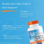 Doctor’s BEST Glucosamine Chondroitin MSM + UC-II® (90 Veggie Caps) - Image 3