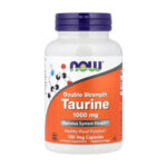NOW Double Strength Taurine 1000 mg (100 Veg Caps)