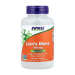 NOW Lion’s Mane 500 mg (60 Veg Caps)