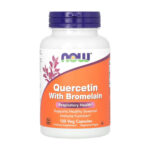 NOW Quercetin With Bromelain (120 Veg Caps)