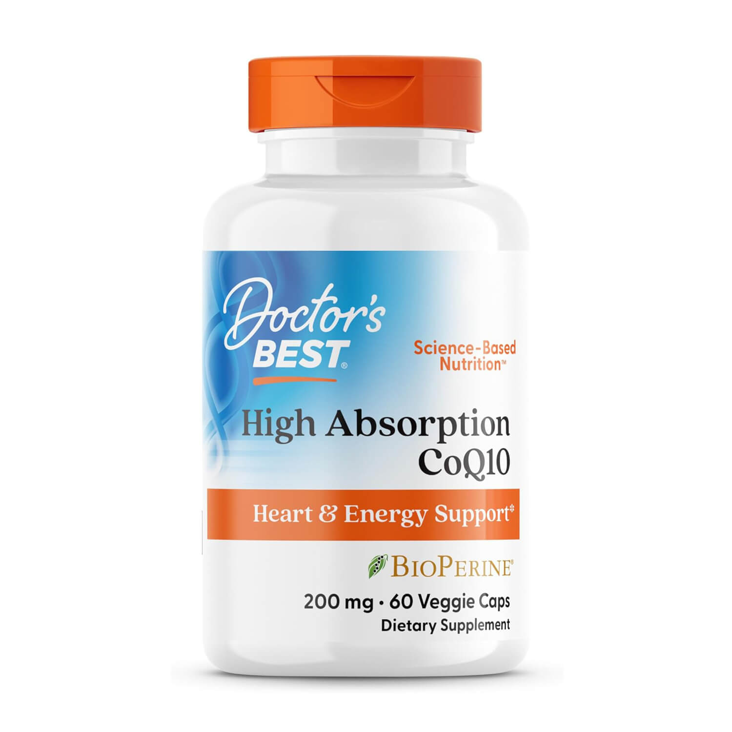 Doctor’s BEST High Absorption CoQ10 200 mg (60 Veggie Softgel) 1 Doctor’s BEST High Absorption CoQ10 200 mg (60 Veggie Softgel) - Image 1