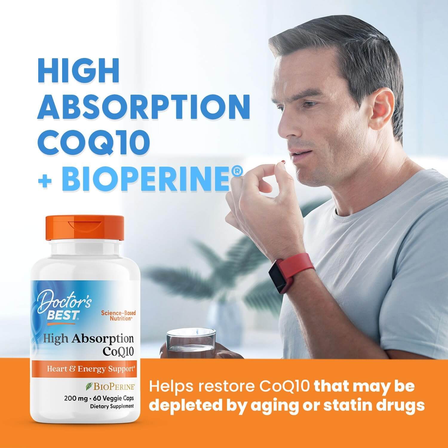 Doctor’s BEST High Absorption CoQ10 200 mg (60 Veggie Softgel) 4