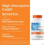 Doctor’s BEST High Absorption CoQ10 200 mg (60 Veggie Softgel) - Image 5