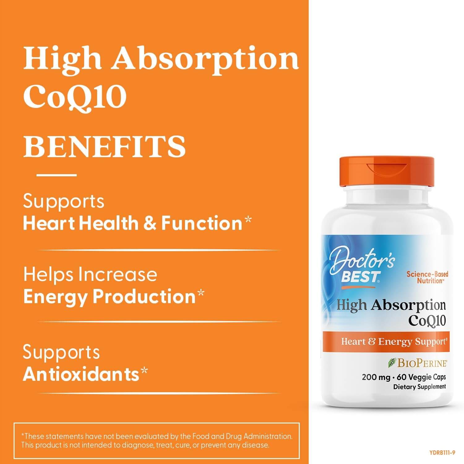 Doctor’s BEST High Absorption CoQ10 200 mg (60 Veggie Softgel) 5