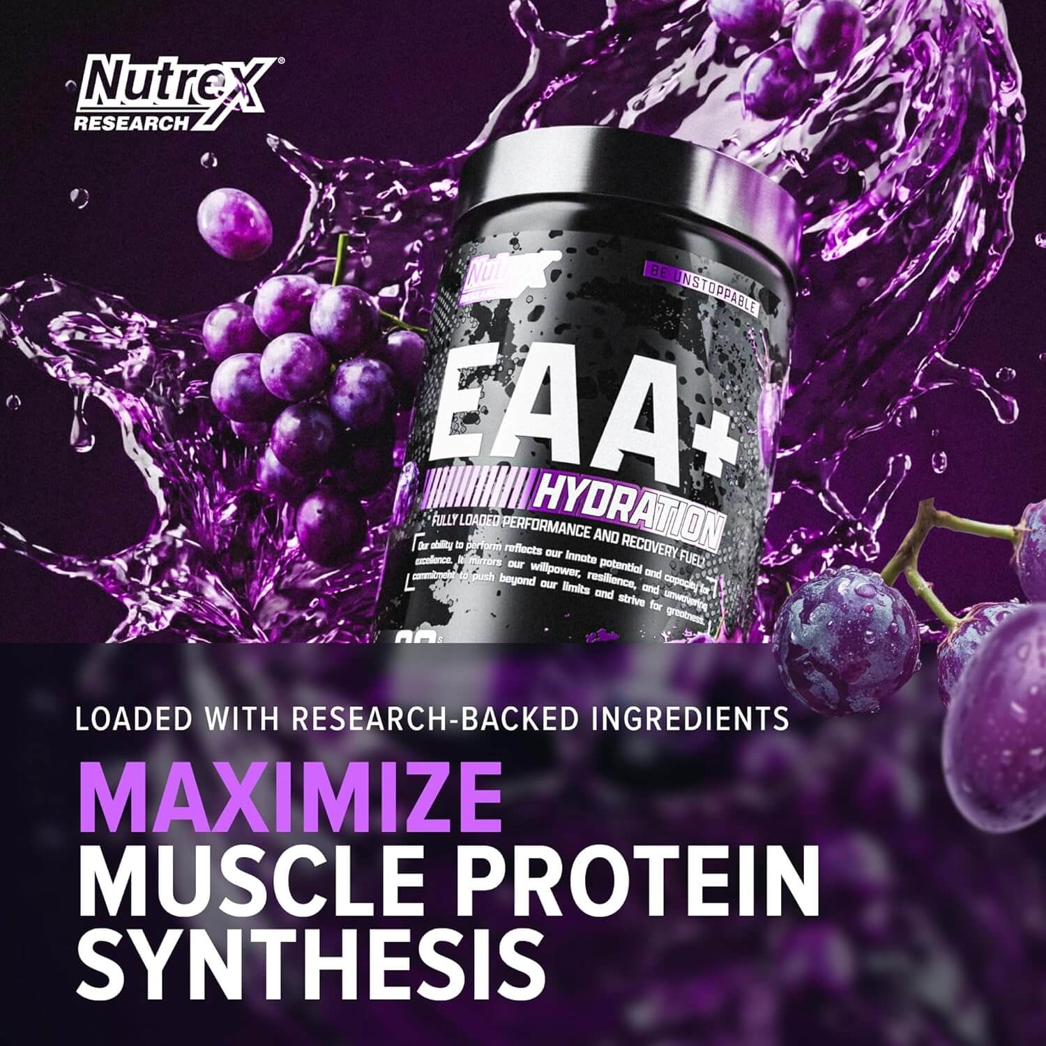 Nutrex Research EAA+ HYDRATION 390 g (Juicy Grape) 6