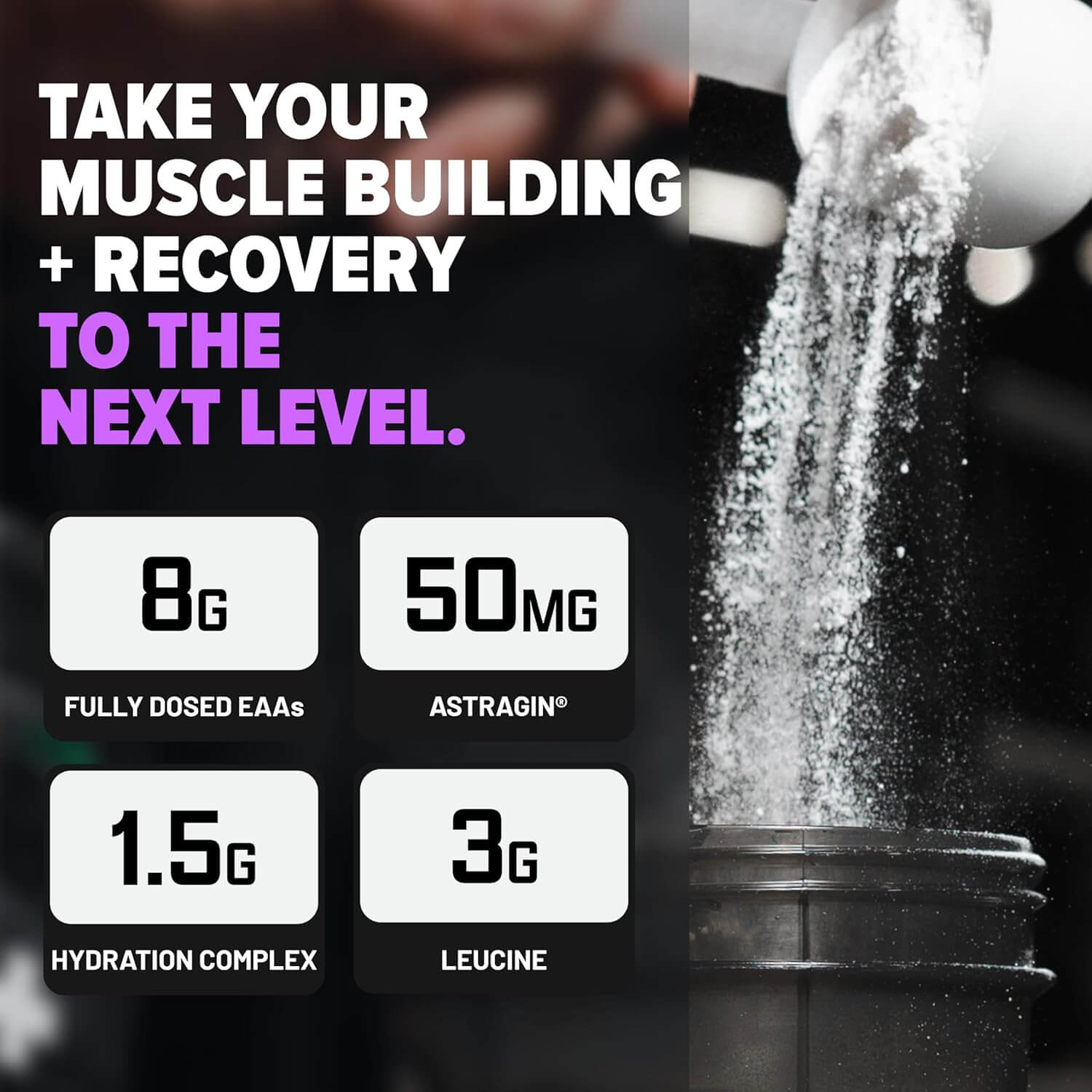 Nutrex Research EAA+ HYDRATION 390 g (Juicy Grape) 8