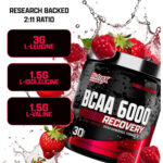 Nutrex Research BCAA 6000 231g (Fruit Punch) - Image 3