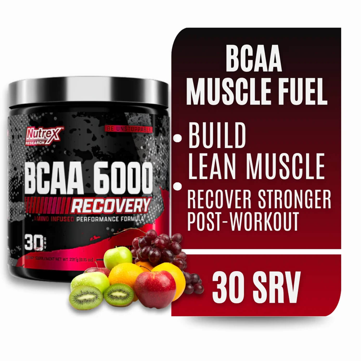 Nutrex Research BCAA 6000 231G (Fruit Punch) 4
