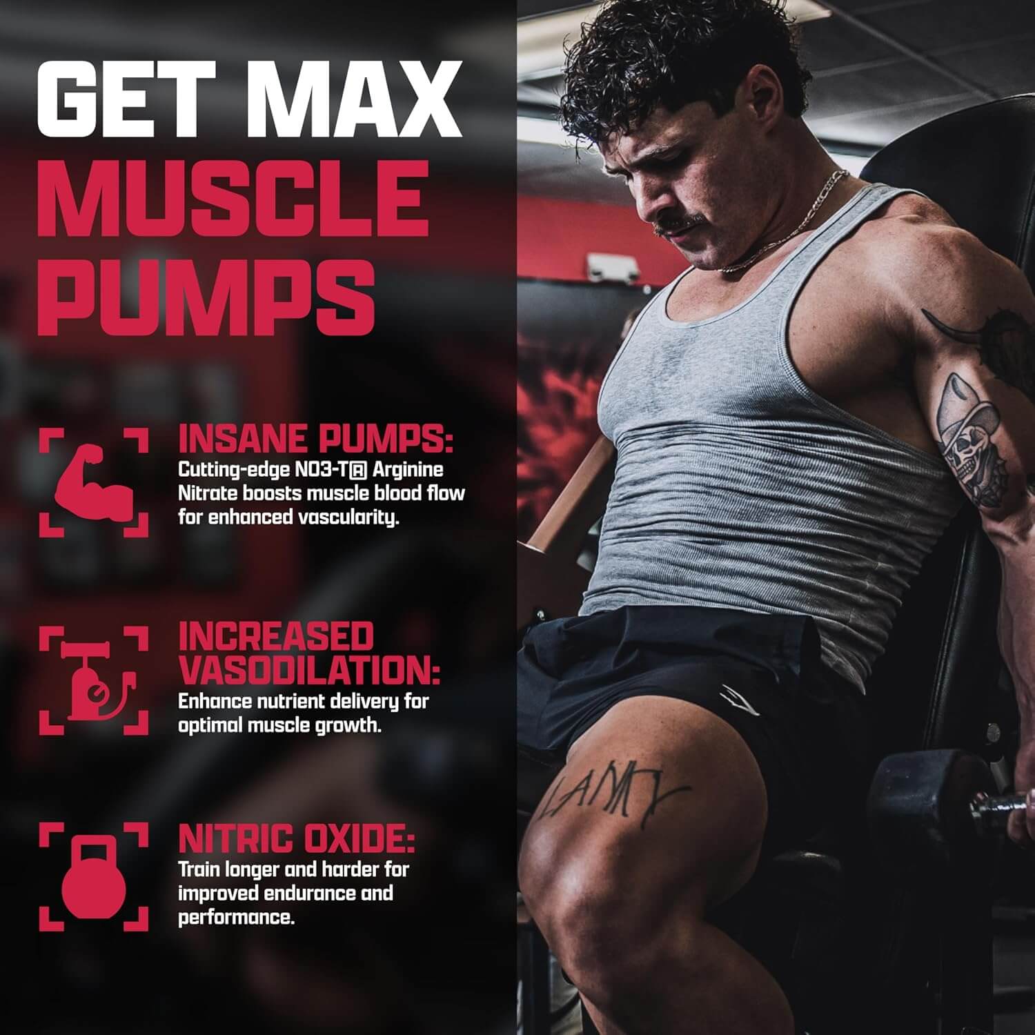 Nutrex Research NIOX Nitric Oxide (90 Caps) 4