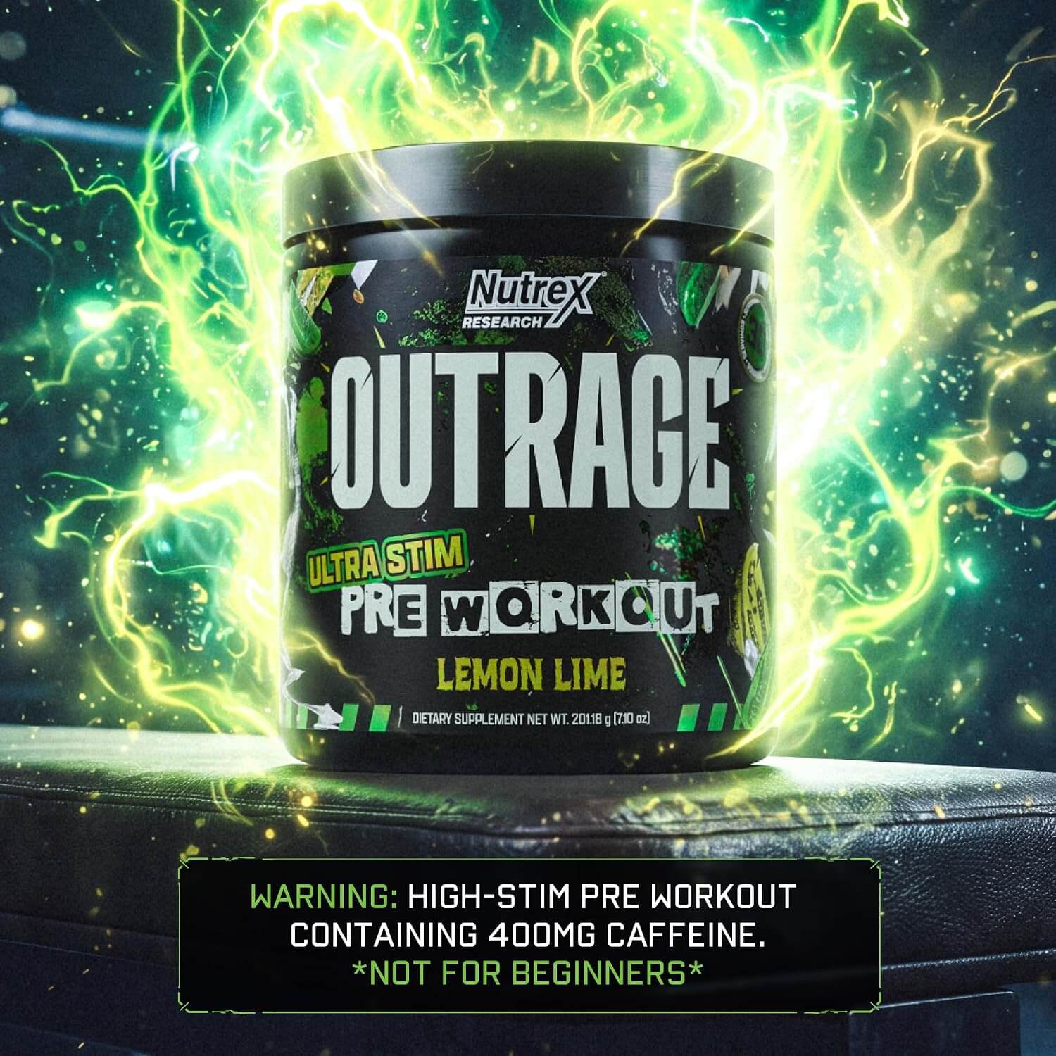Nutrex Research OUTRAGE ULTRA STIM 478.92g (Lemon Lime) 4