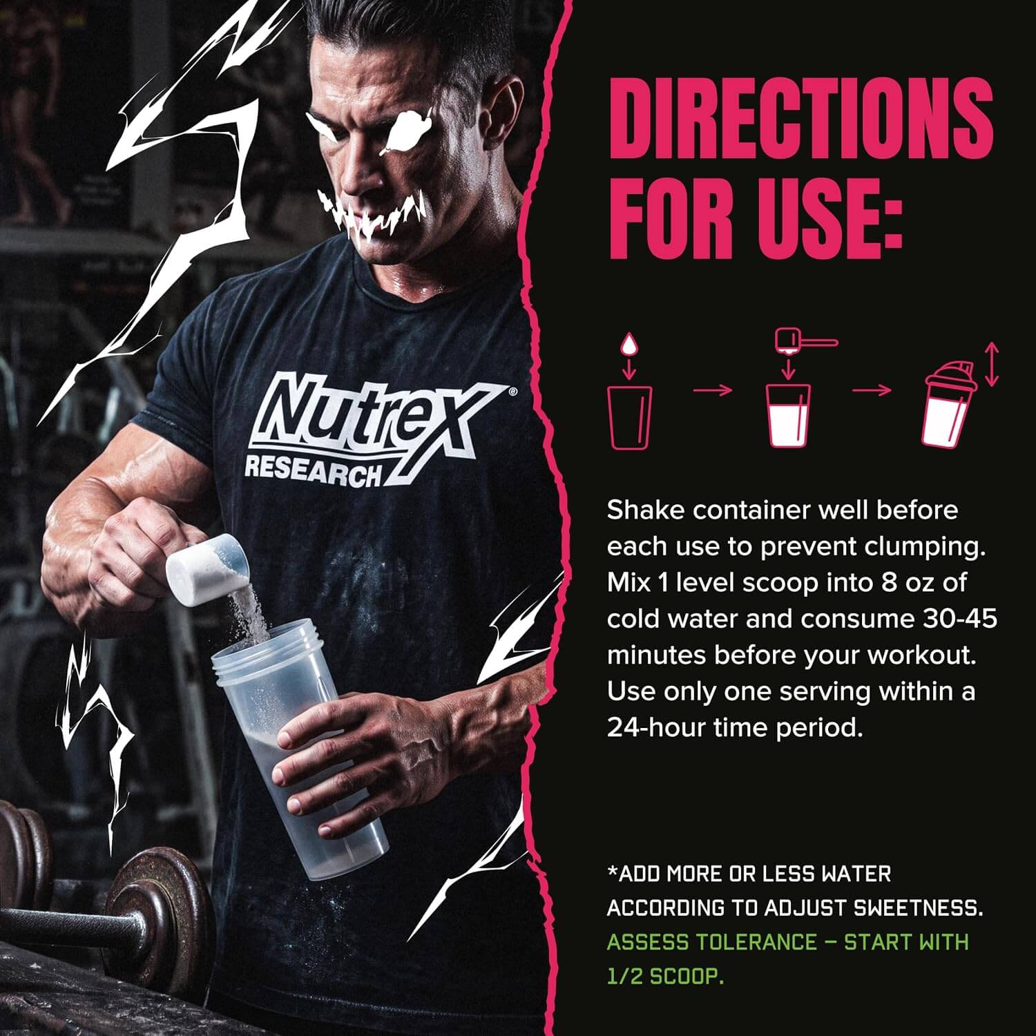 Nutrex Research OUTRAGE ULTRA STIM 502.38g (Strawberry Watermelon) 5