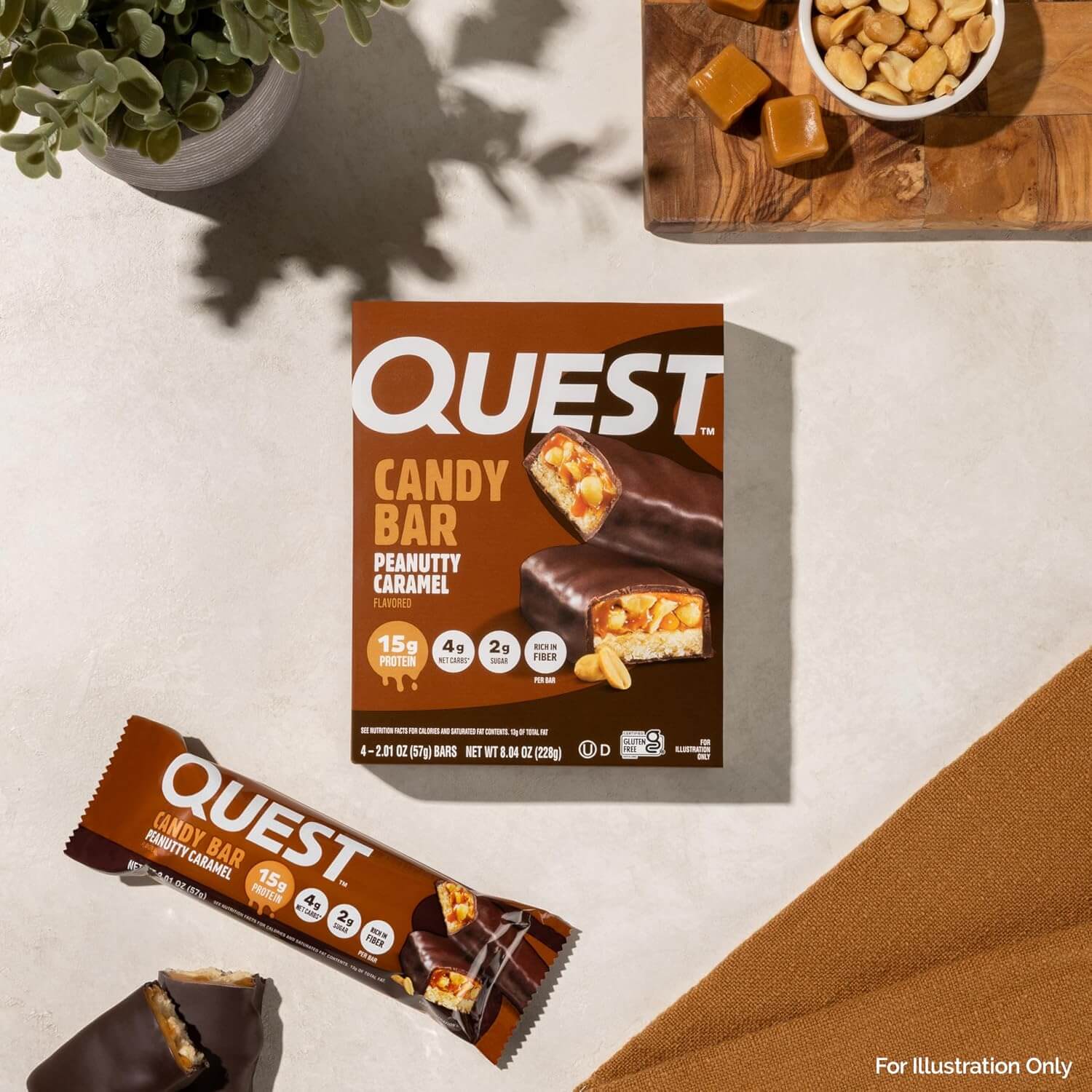 QUEST CANDY BAR (Peanutty Caramel) 5