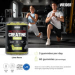WEIDER® MICRONIZED CREATINE 60 X GUMMIES (Sour Lime) - Image 4